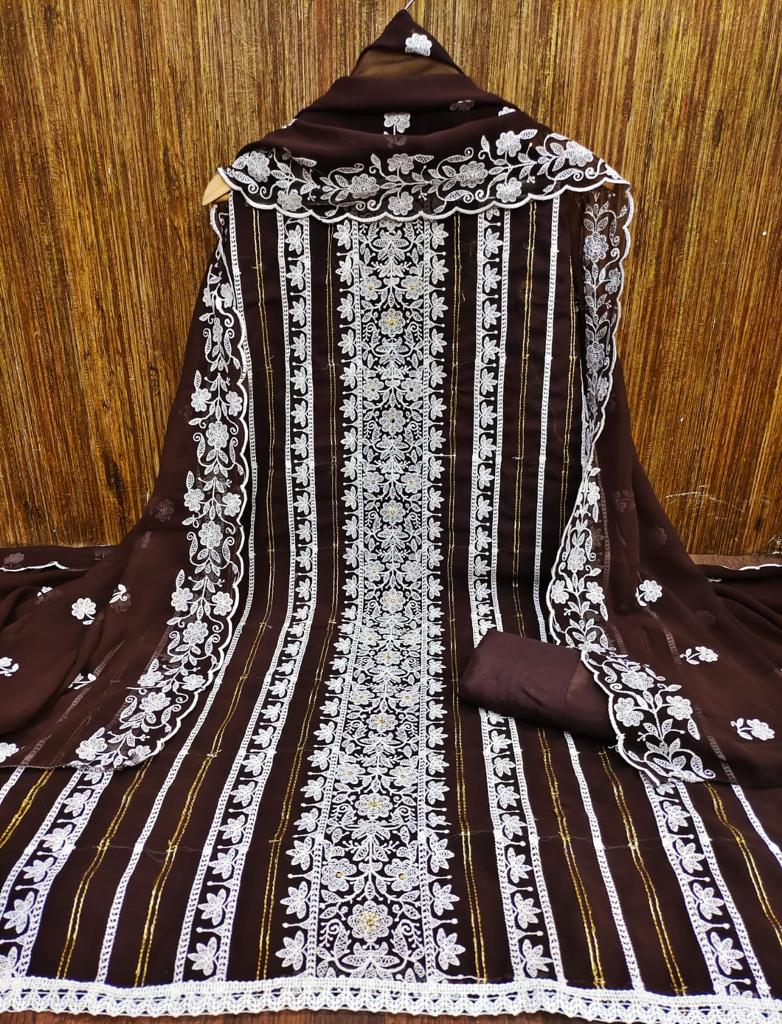 DS Designer Festive Wear Wholesale Georgette Dress Material
